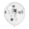 Confetti ballon halloween - transparant - 6 stuks