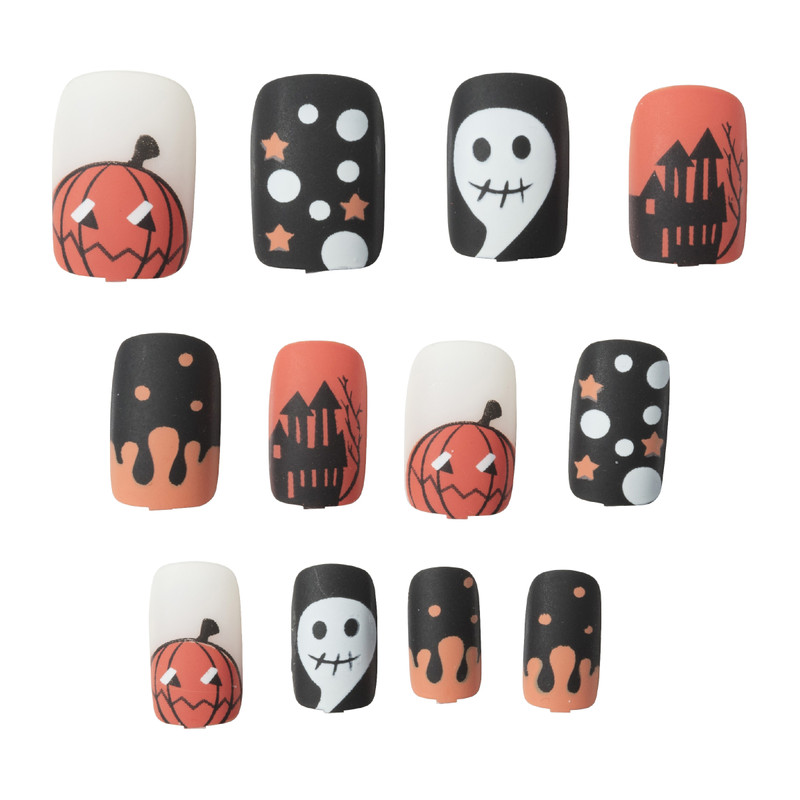 Plaknagels halloween - diverse varianten
