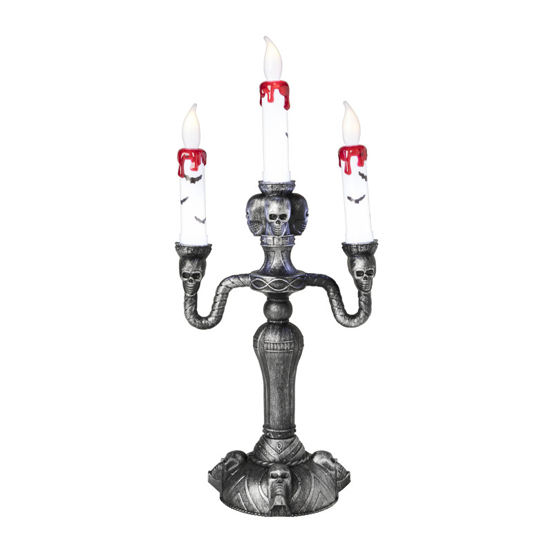 Halloween kandelaar - led - 39x17x10 cm