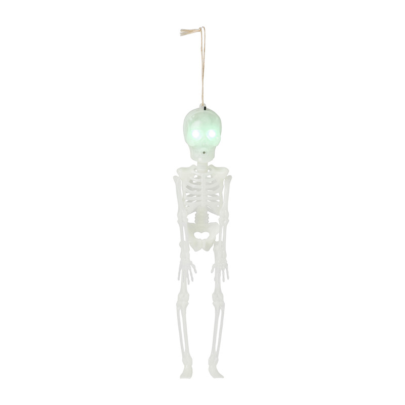 Skelet halloween - led/geluid - 25x5.5x4.5 cm
