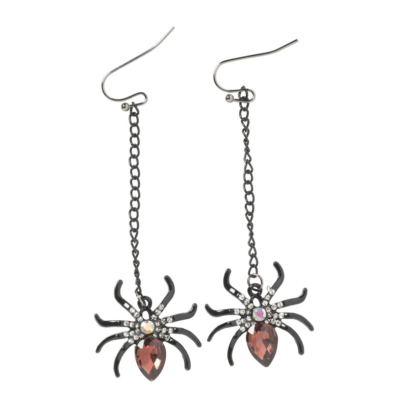 Oorbellen spin - zwart 