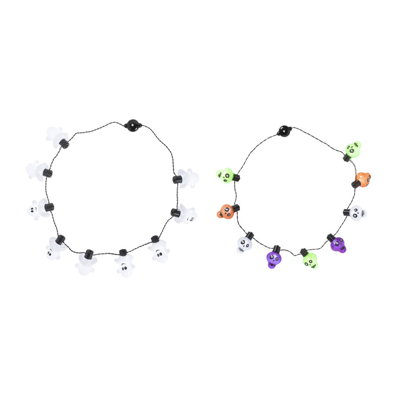 Ketting met lichtjes - skelet - ø44 cm