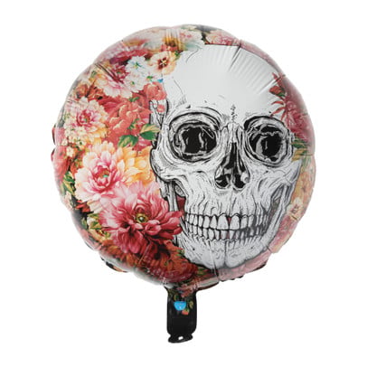 Folieballon Day of the Dead - multikleur - ø45 cm