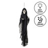 Halloween pop skelet met licht en geluid - wit - 120x70x15 cm