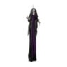 Halloween skelet met licht en geluid - zwart/ rood - 120x65x10 cm