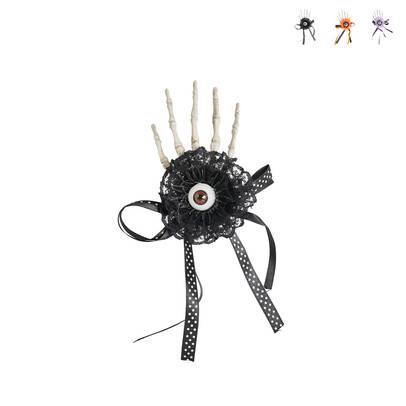 Halloween haarclip skelet - diverse kleuren