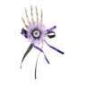 Halloween haarclip skelet - diverse kleuren