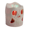 Skull met led verlichting - wit - incl. batterijen
