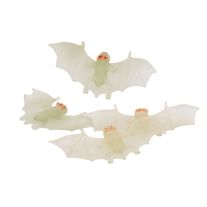 Vleermuizen - glow in de dark - 6 stuks