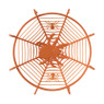Snoepschaal met spinnenpootjes - diverse varianten - 34X34X40 cm 