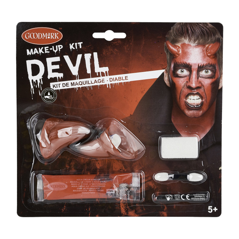 Halloween - makeup - duivel