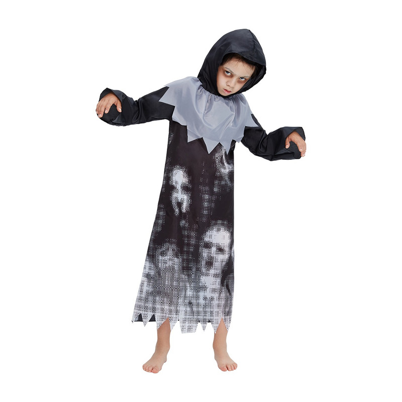 Halloween zombie kinderkostuum - maat 146