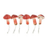 Paddenstoel op steel - diverse varianten - 6 stuks