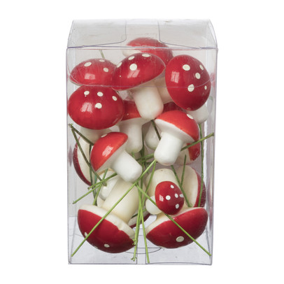 Paddenstoelen - schuim - set van 20