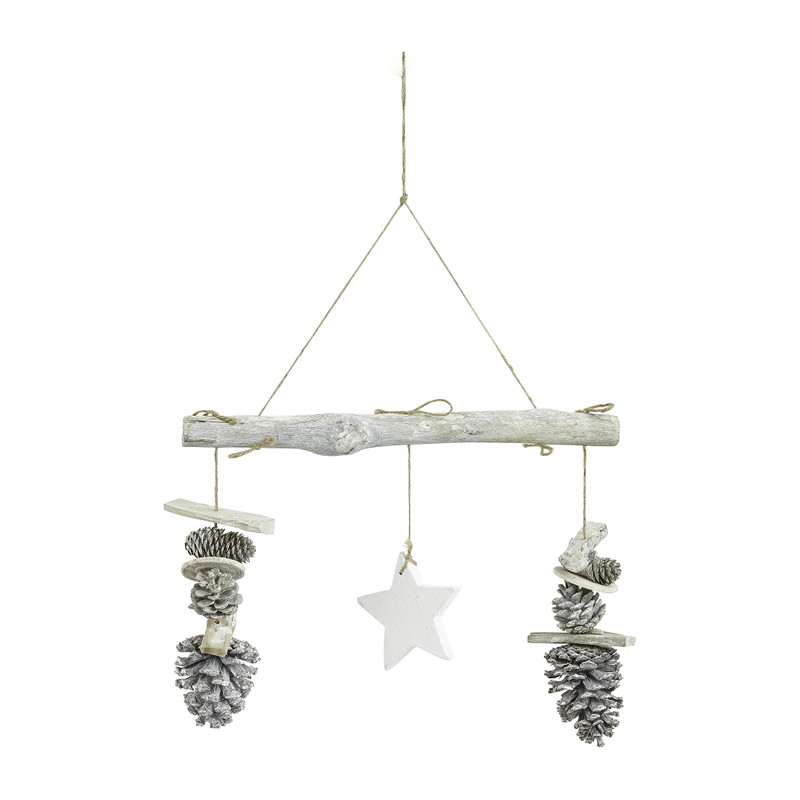 Dennenappels hanger - 40x36x8 cm