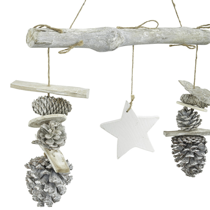 Dennenappels hanger - 40x36x8 cm