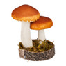 Paddenstoel oranje - 11.5x10x14 cm