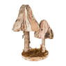 Paddenstoel hout - 11x15x22 cm