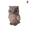 Uil - bruin/zwart - 12 cm