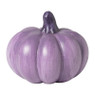 Decoratie pompoen - paars - ø7.5x6.5 cm