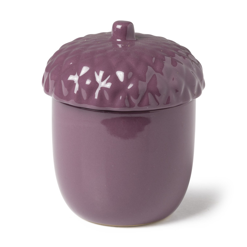 Waxinelicht eikel - diverse varianten - ø8.5x11 cm