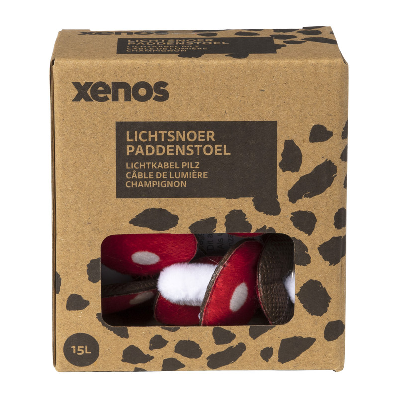 Lichtsnoer paddenstoelen - 170 cm 