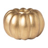 Kandelaar pompoen - goudkleurig - ø10x6.8 cm