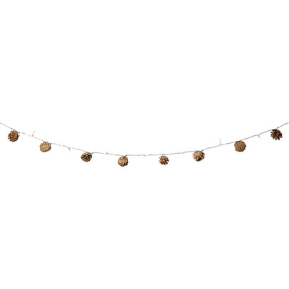 Lichtslinger dennenappels - bruin - 165 cm