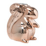 Kandelaar eekhoorn - rosé goud - 12.5 cm