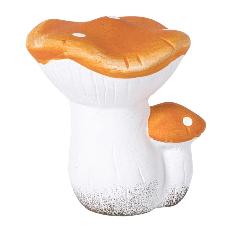 Paddenstoel met mini paddenstoel - diverse varianten - 7 cm