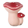 Paddenstoel met mini paddenstoel - diverse varianten - 7 cm