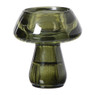 Waxinelichthouder paddenstoel - groen - ø6.7x7.5 cm