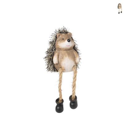 Egel met hangende beentjes - diverse varianten - 7.5 cm