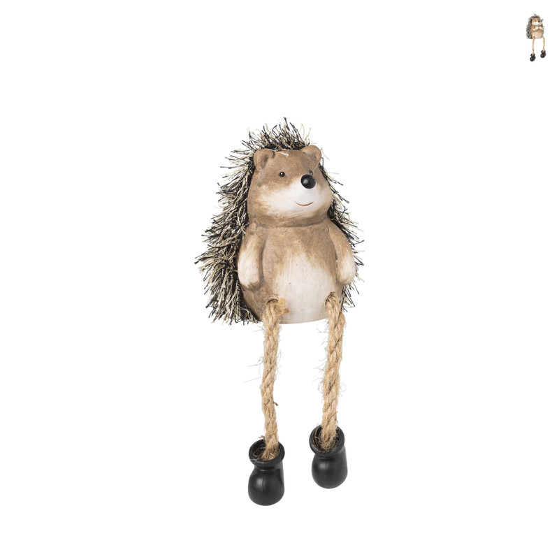 Egel met hangende beentjes - diverse varianten - 7.5 cm