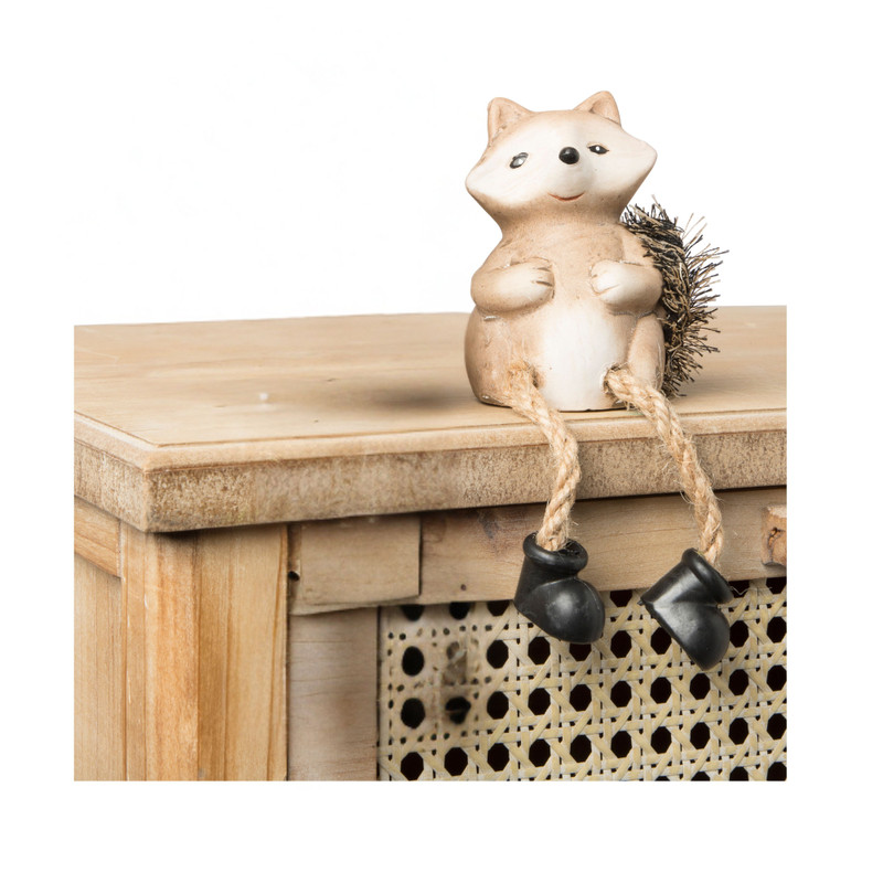 Vos hangende beentjes - diverse varianten - 9.5x7.5x7.5 cm