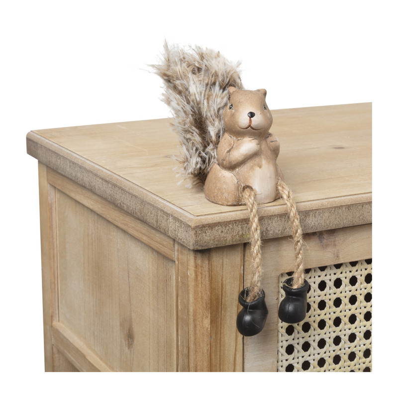 Eekhoorn met hangende beentjes - diverse varianten - 10 cm