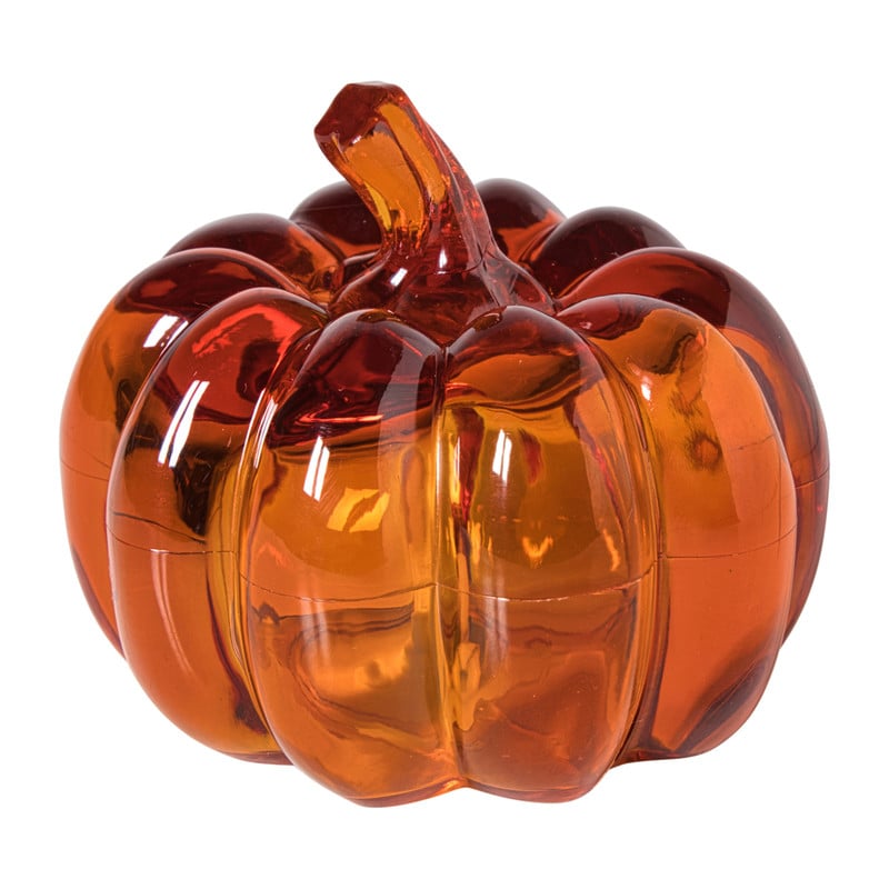 Mini LED-pompoen lampje - diverse varianten - 8.5x8x7 cm