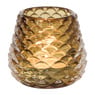 Waxinelichthouder dennenappel - ø7x6.5 cm - diverse varianten