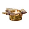Waxinelichthouder blad - 10.2x9.2x3.1 cm - diverse varianten