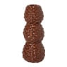 Kandelaar dennenappels groot - bruin - ø7x16 cm