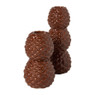 Kandelaar dennenappels klein - bruin - ø7x12 cm