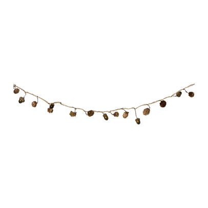 Lichtsnoer denneappels/eikels - 20 LED lampen - 172.5 cm