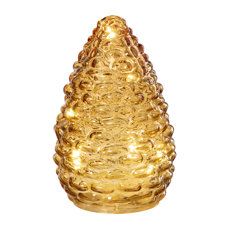 LED dennenappel - ø9.5x15 cm - diverse varianten