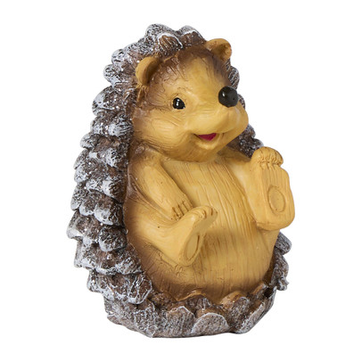 Deco beeldje egel - 10.5x7x6.3 cm - diverse varianten