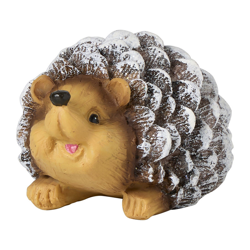 Deco beeldje egel - 10.5x7x6.3 cm - diverse varianten