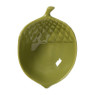 Deco schaaltje eikel - bruin - 11.3x7.5x3.5 cm 