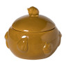 Deco pot herfst - bruin - ø14.x12 cm