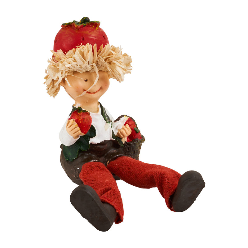 Herfstfiguur - kind met aardbei hoed
