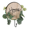 Wandhaak home met blaadjes - 17 cm 