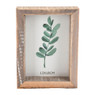 Antiek houten lijst leaf - 13x18 cm